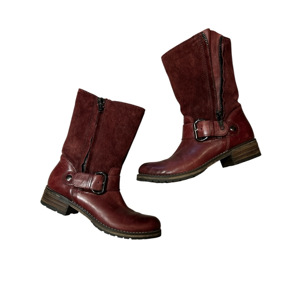 Clarks Women’s Burgundy Majorca Isle Boots

Size: 7
